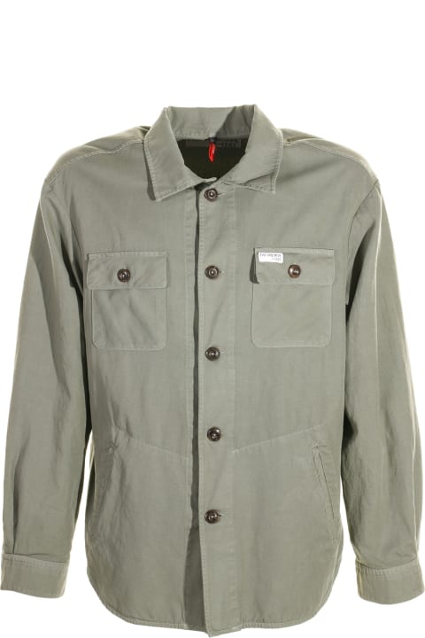 Fay Shirts for Men Fay Cotton Jacket With Buttons