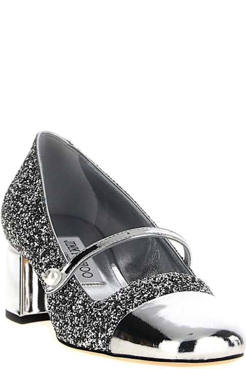 Jimmy Choo Shoes for Women Jimmy Choo Elisa 45 Glitter Pumps