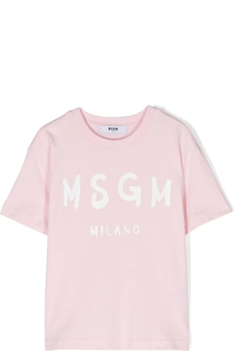MSGM Kids MSGM T-shirt Con Logo