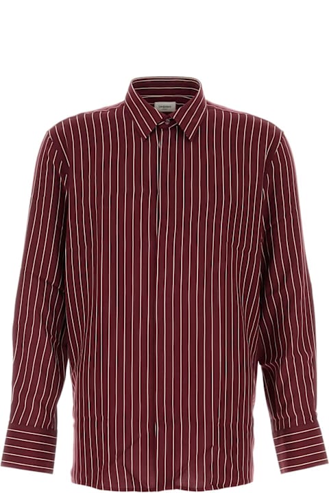 Sale for Men Saint Laurent Embroidered Viscose Shirt