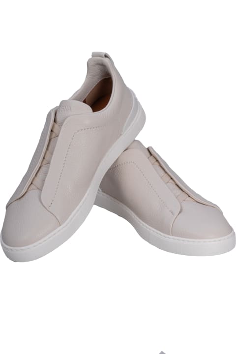 Zegna Sneakers for Men Zegna Zegna Flat Shoes White