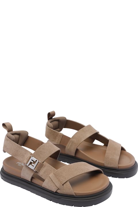 Other Shoes for Men Fendi Ff Sandals
