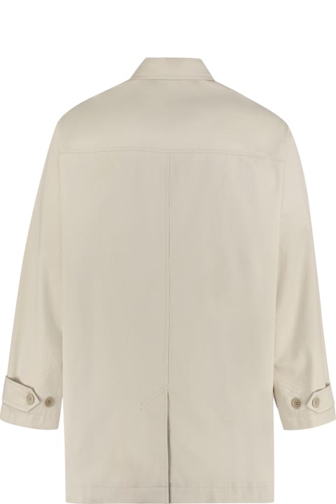 Pierry Button-front Cotton Jacket