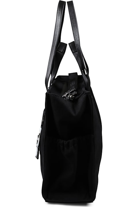Homeware Karl Lagerfeld Kids Black Changing Bag For Babykids With Choupette And Karl Lagerfeld