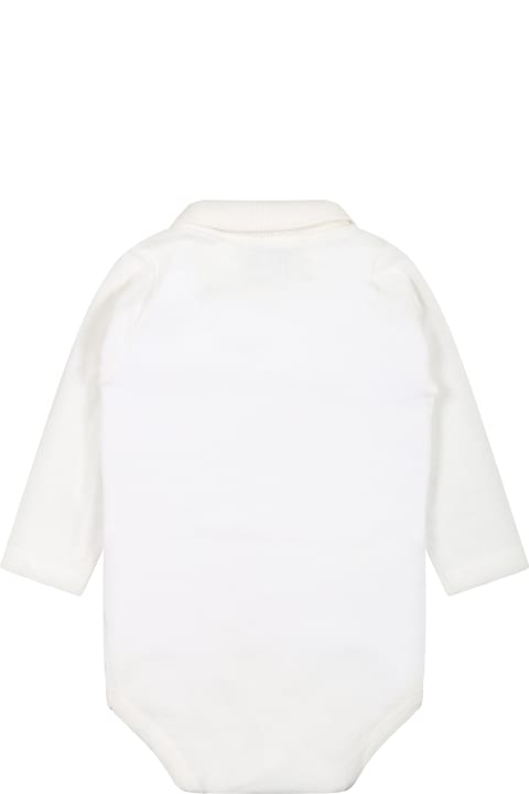 インテリア Petit Bateau Ivory Body For Babies With Logo