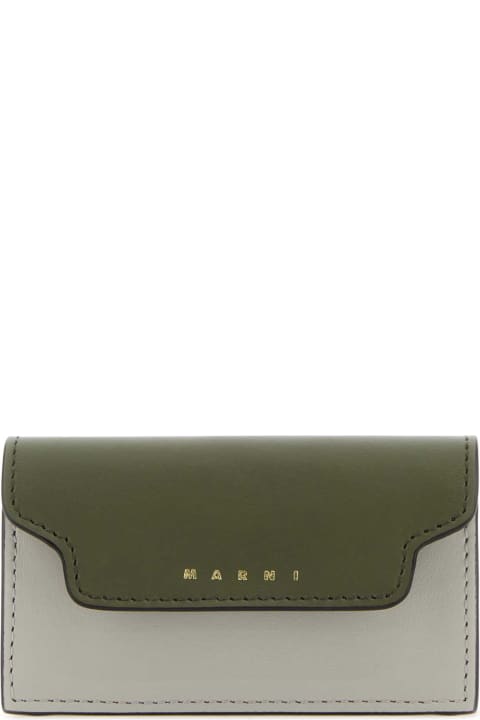 Marni Wallets for Women Marni Multicolor Leather Business Card Holder
