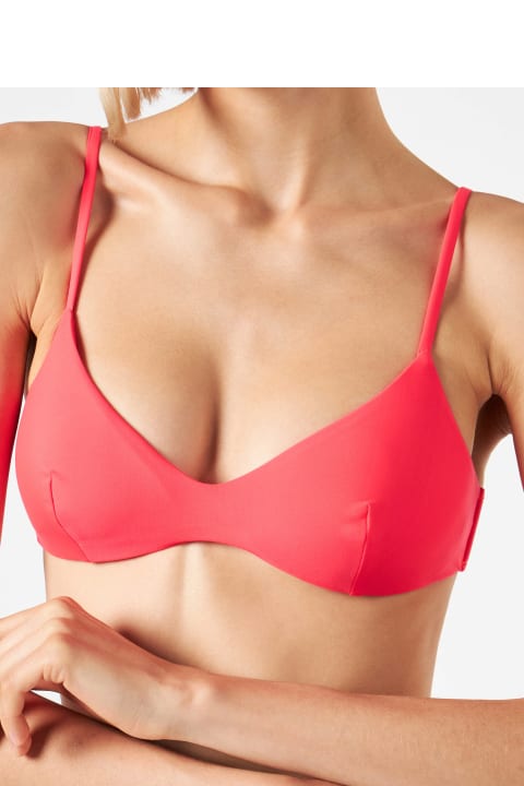 Homeware MC2 Saint Barth Woman Fluo Red Bralette Top