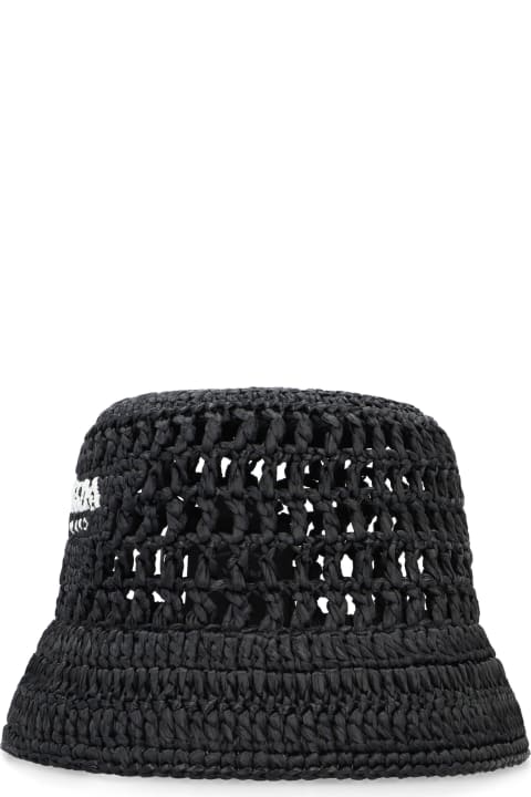 Hats for Women Prada Logo Detail Bucket Hat
