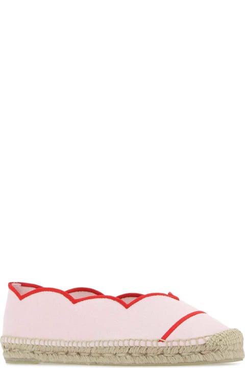 Castañer Pink Canvas Espadrilles | italist