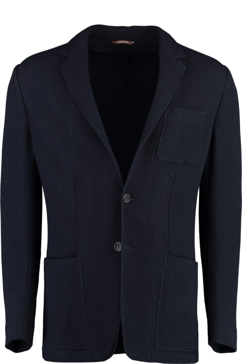 Canali Coats & Jackets for Men Canali Single-breasted Wool Jacket
