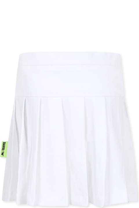 Fashion for Girls Barrow White Skirt For Girl With Logo