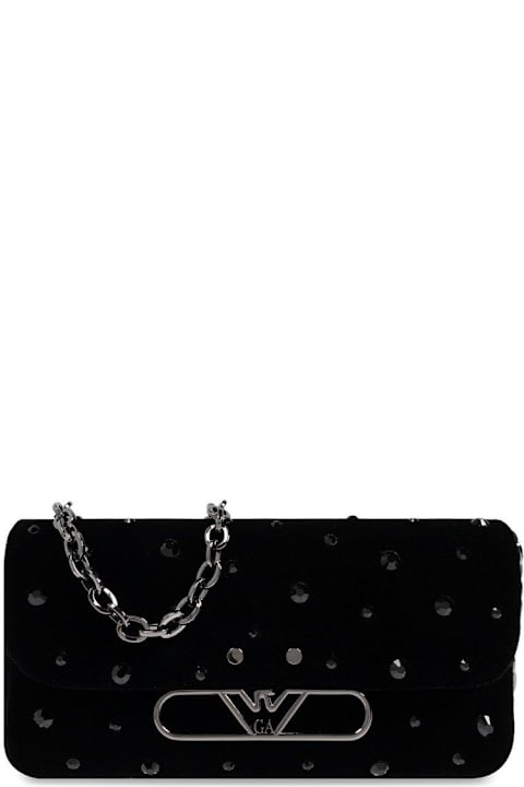 Homeware Emporio Armani Velvet Shoulder Bag