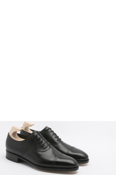 John Lobb Shoes for Men John Lobb Philip Ii Black Oxford Calf Oxford Shoe (fitting E)