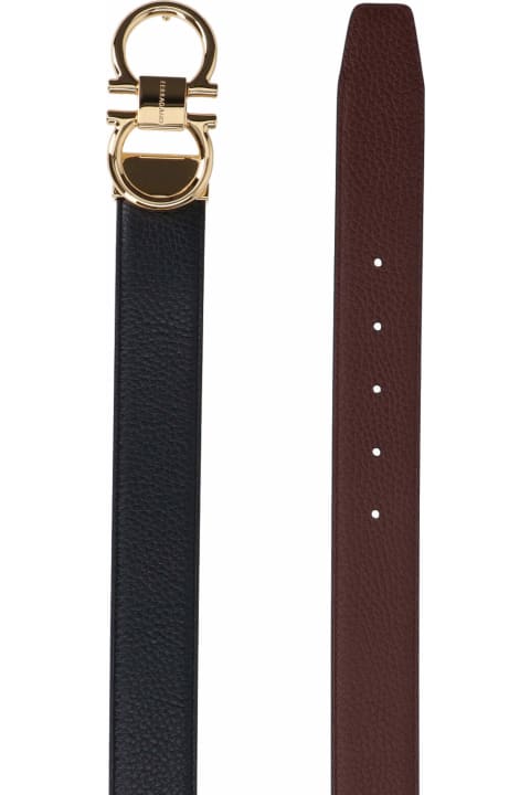 メンズ Ferragamoのアクセサリー Ferragamo "gancini" Reversible Belt