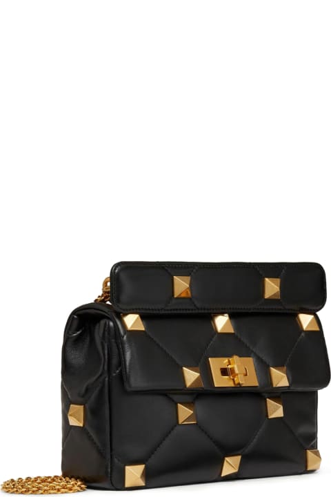 Fashion for Women Valentino Garavani Shoulder Bag Roman Stud Nappa Dolce/a.brass Macro Studs