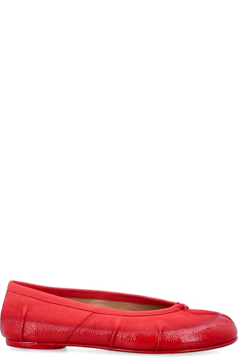 Maison Margiela Matte Leather Tabi Ballerina