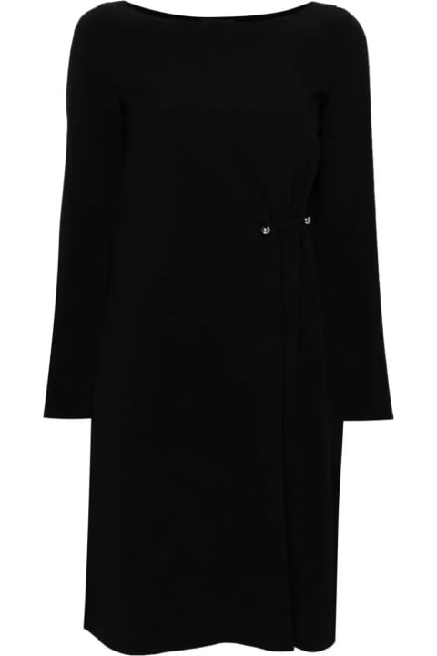 Emporio Armani for Women Emporio Armani Long Sleeves Dress With Piercing