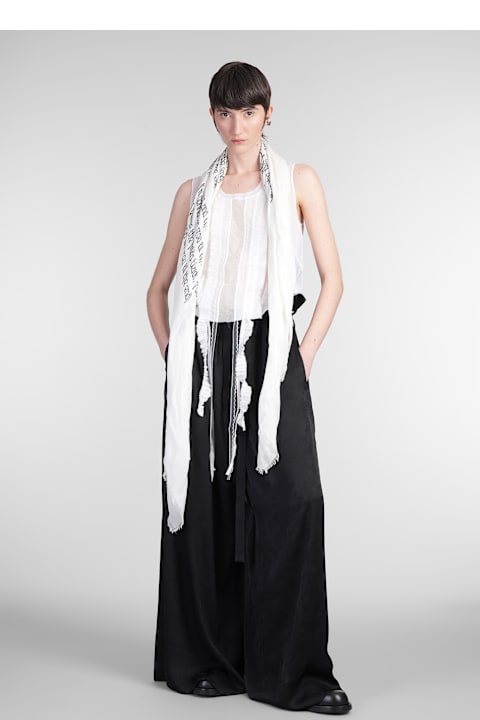 Ann Demeulemeester for Women Ann Demeulemeester Lotta Topwear In White Cotton