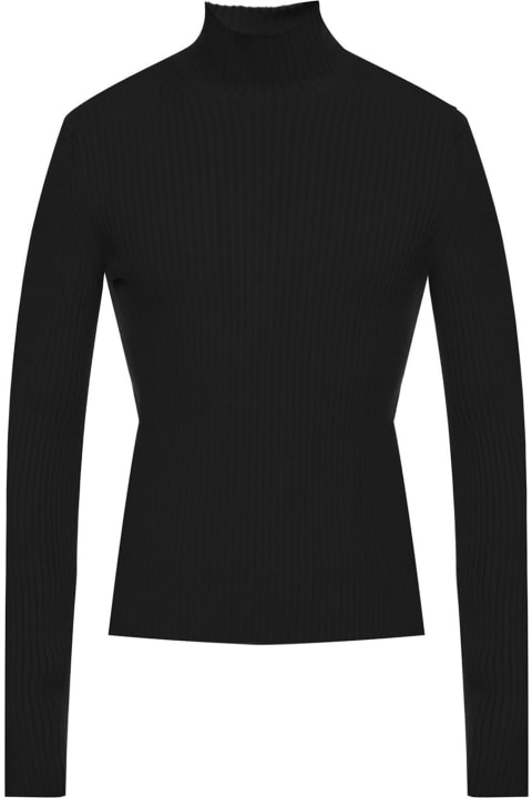 Balenciaga Sweaters for Men Balenciaga Cashmere Blend Rib Knit Turtleneck