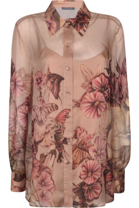 Topwear for Women Alberta Ferretti Floral Print Shirt