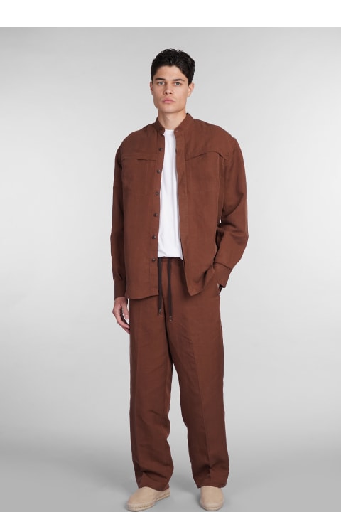 Clothing for Men costumein Pajama Pants In Brown Cly