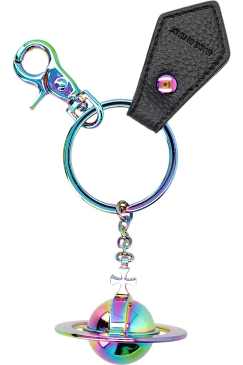 Vivienne Westwood Keyrings for Women Vivienne Westwood 3d Orb Iridescent Keyring