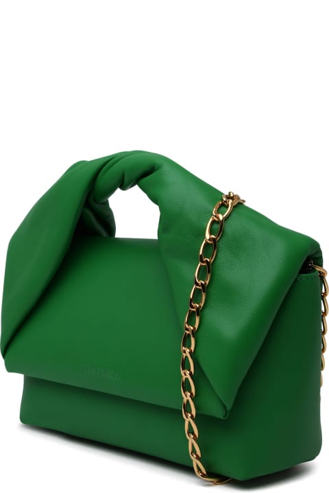 J.W. Anderson Bags for Women J.W. Anderson Twister Green Leather Bag
