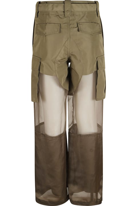 Sacai Pants & Shorts for Women Sacai Mid See-through Trousers