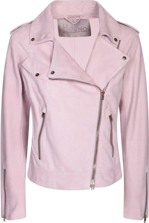 Herno Coats & Jackets for Women Herno Zipped Biker Jacket