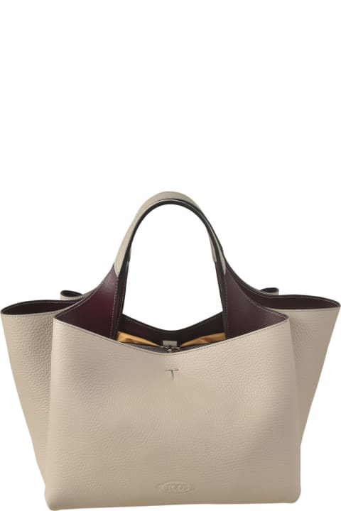 Tod's for Women Tod's Logo Stamp Top Handle Tote