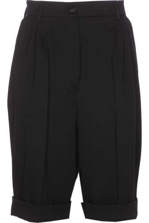 Dolce & Gabbana Pants & Shorts for Women Dolce & Gabbana Gabardine Bermuda Shorts