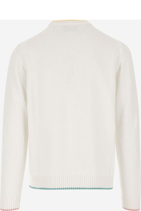 Casablanca Sweaters for Men Casablanca Cotton Pullover With Logo