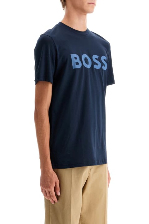 Hugo Boss Topwear for Men Hugo Boss Logo Print T-shirt