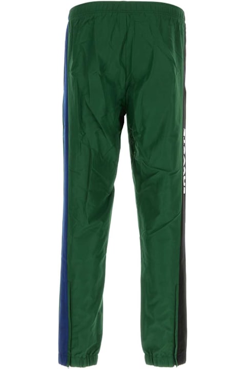 Lacoste Fleeces & Tracksuits for Men Lacoste Dark Green Polyester Joggers