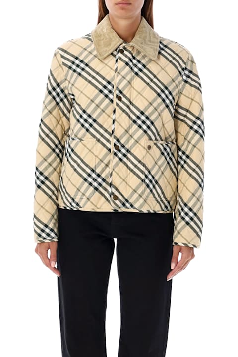 Burberry London for Women Burberry London Burberry Check Quilted Barn Jacket