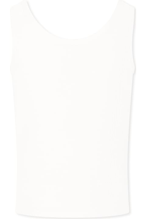Levi's for Kids Levi's White Tank Top For Girl With Logo