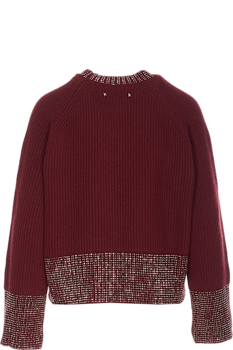 Homeware Golden Goose Embroidered Rhinestones Sweater