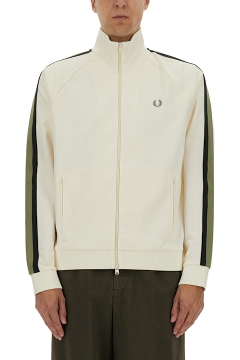 Fred Perry Fleeces & Tracksuits for Men Fred Perry Track Jacket With Two-color Webbing