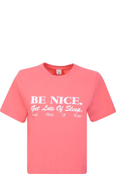 Homeware Sporty 
Rich Be Nice Pink Crop T-shirt