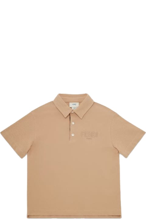 ボーイズ Fendiのニットウェア＆スウェットシャツ Fendi Junior Polo Shirt