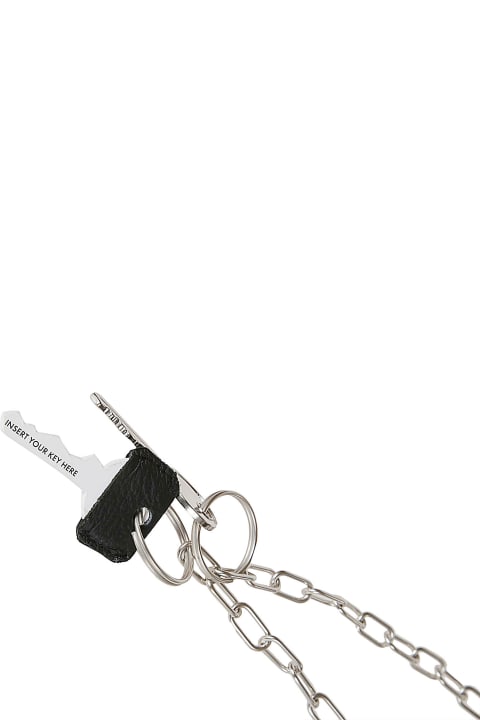 MM6 Maison Margiela Keyrings for Women MM6 Maison Margiela Chain Key Holder