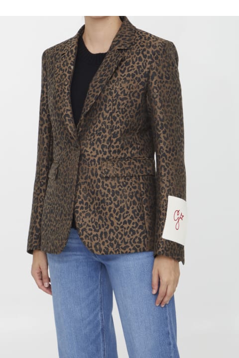 Leopard-print Jacket