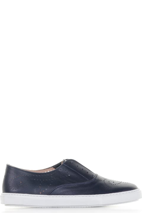 Leather Brogues Slip On