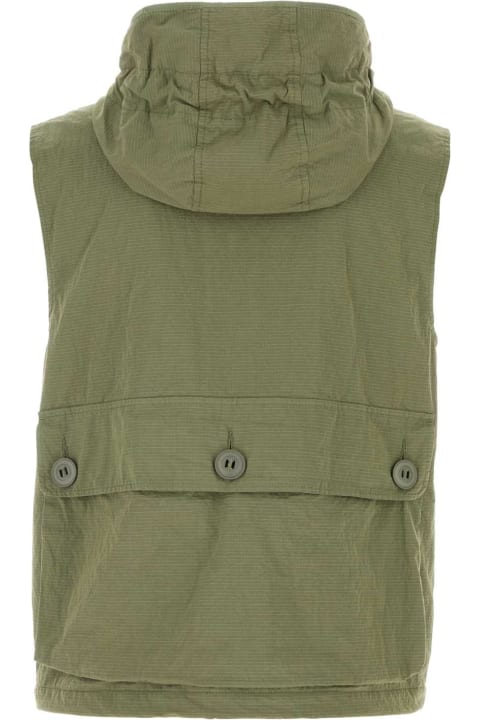 Emporio Armani for Men Emporio Armani Green Cotton Blend Vest
