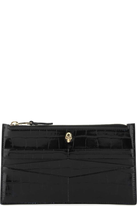Fashion for Women Alexander McQueen Black Leather Pouch