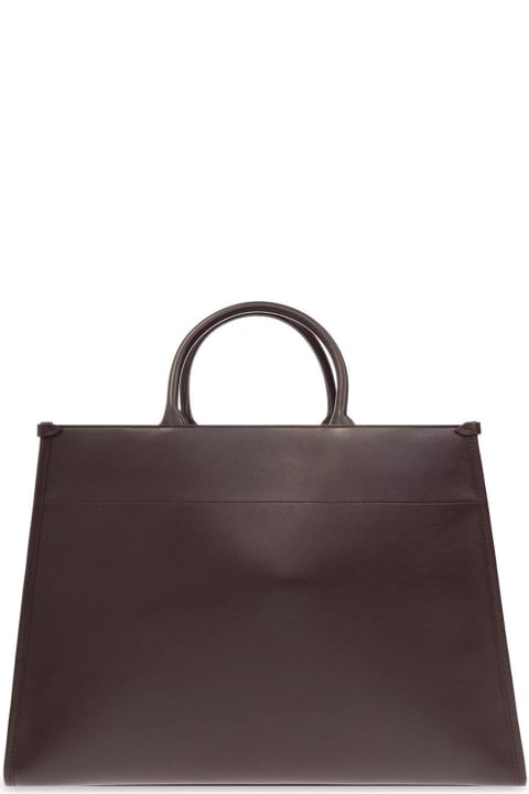 ウィメンズ新着アイテム Lanvin Logo Embossed Top Handle Bag