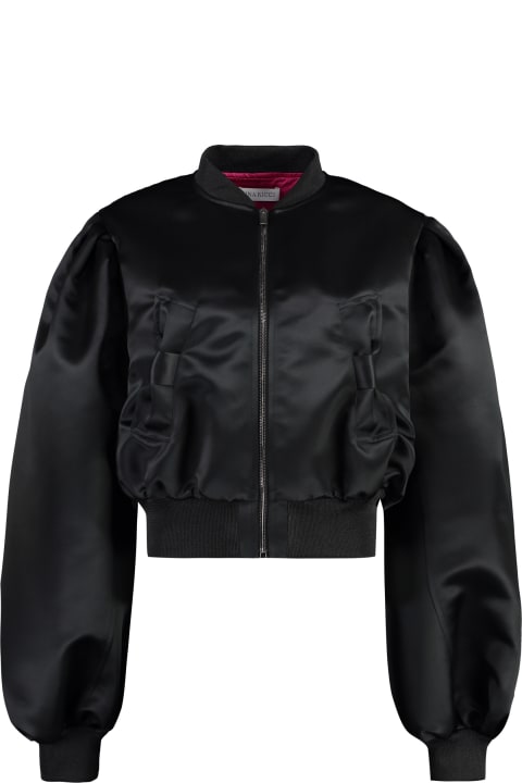 Nina Ricci Coats & Jackets for Women Nina Ricci Satin Bomber Jacket