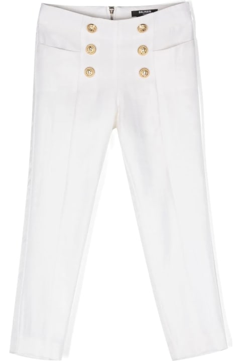 ウィメンズ新着アイテム Balmain Balmain Trousers White