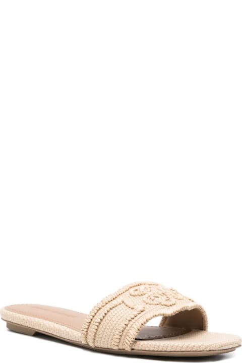 Homeware Emporio Armani Rafia Flat Sandals