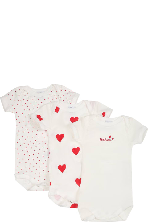 Homeware Petit Bateau White Set For Baby Girl